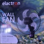 Ventilateur Elactron 18' Mural Avec Telecommande Noir Lb08